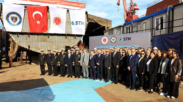 Türk denizcilik tarihinde bir dönüm noktası. İlk kez yatırıldı.