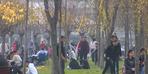 Yeni yılın ilk gününde parklar ve plajlar doldu taştı