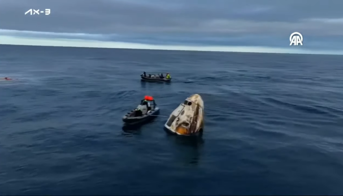 Türkiye’nin ilk astronotu Alper Gezeravcı Dünya’ya döndü: İşte ilk görüntüler!