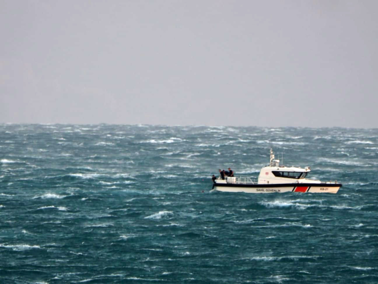 Van Gölü kıyılarına kanoyla sürüklenen 4 kişi kurtarıldı
