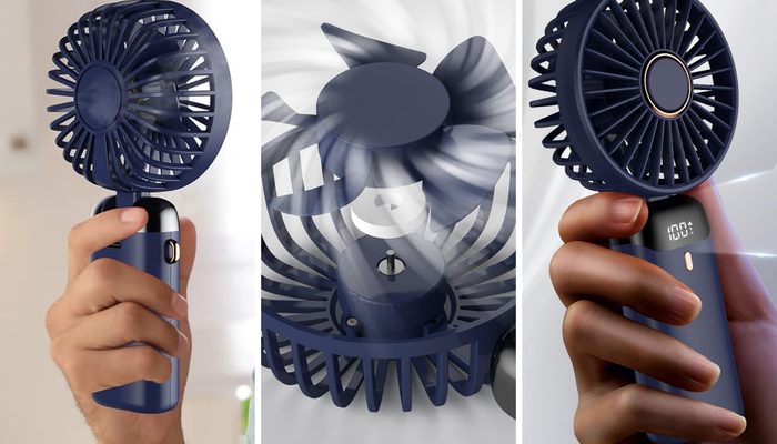 Sıcak havalarda serinlemenin en kolay yolu! Çok satan mini el fanı indirime girdi