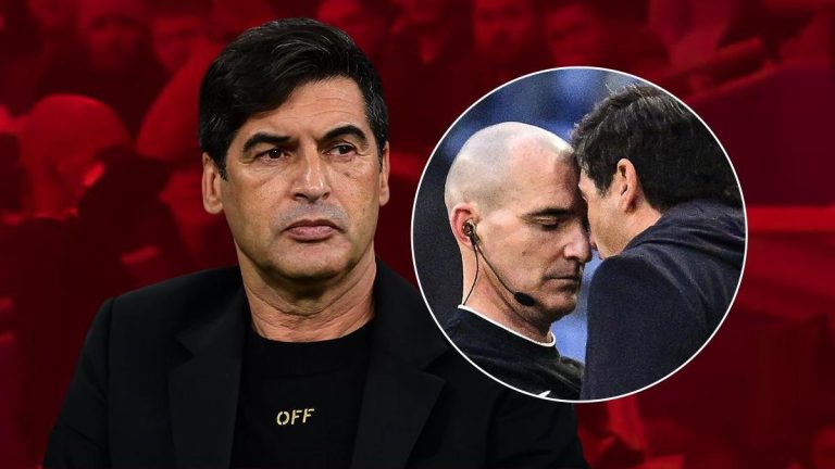 Neredeyse hakeme yönelikti! Paulo Fonseca'ya 9 ay …