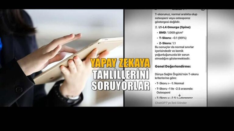 Şimdi de Dr. Yapay Zeka tehlikesi: Tahlilleri bile ona soruyorlar! – Sağlık Haberleri