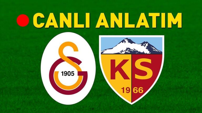 Galatasaray – Kayserispor beIN Sports 1 canlı izle | Şampiyonluk düğümü çözülüyor